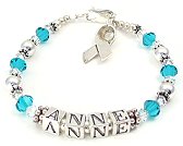 Cancer Awareness Bracelet Single Strand - $59.00