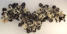 Black & Ivory Caterpillar Bracelet