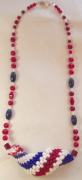 One of a kind Patriotic Curl Necklace