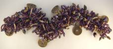 Purple Iris Caterpillar Bracelet